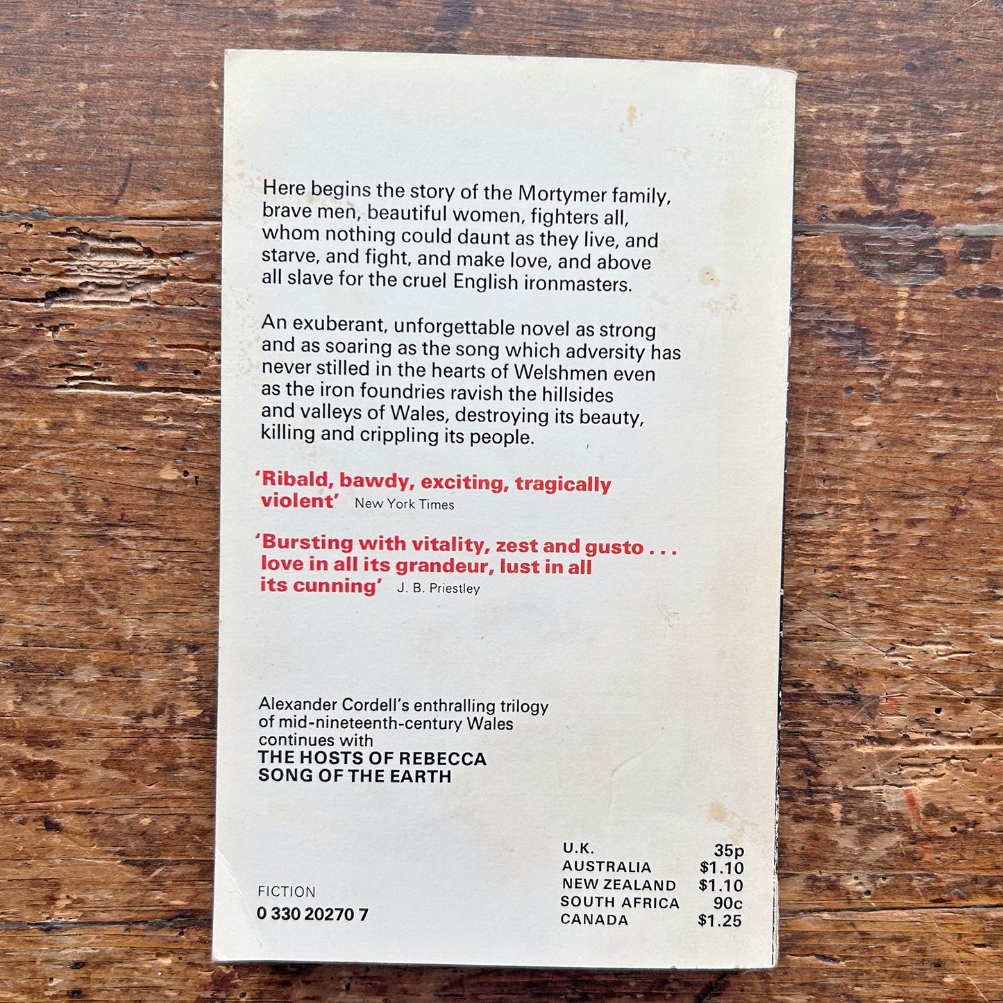 Rape of The Fair Country - Alexander Cordell (Preloved)