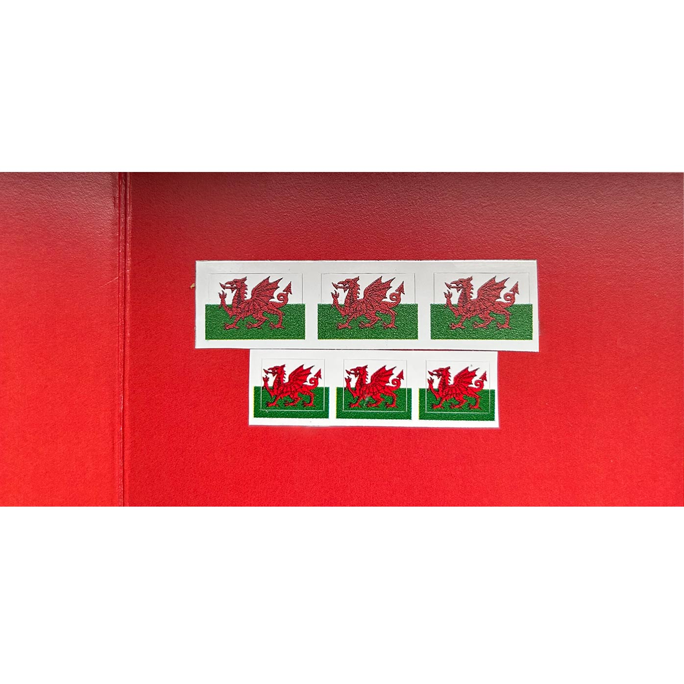 Red Dragon Stickers - For Your Driving License