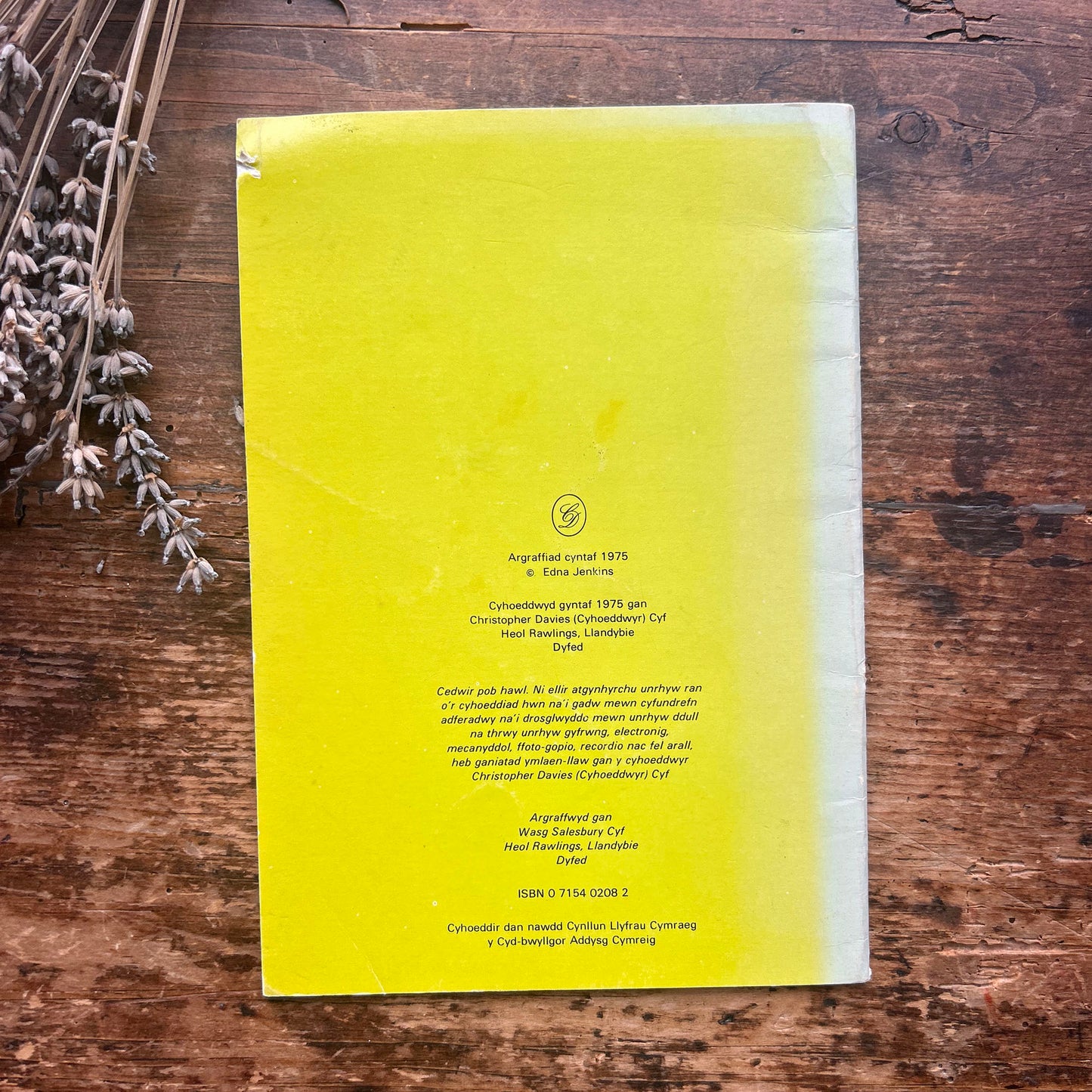 Ceiliog Bach y Dandi - Rhigwm a Stori - Edna Jenkins - 1975 (Preloved)