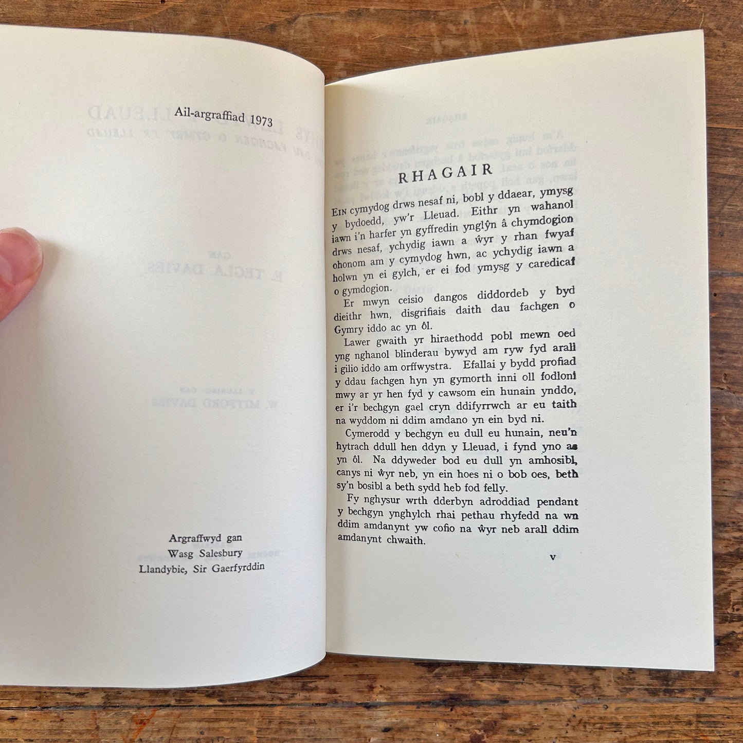Rhys Llwyd y Lleuad - E. Tegla Davies - 1973 (Preloved)