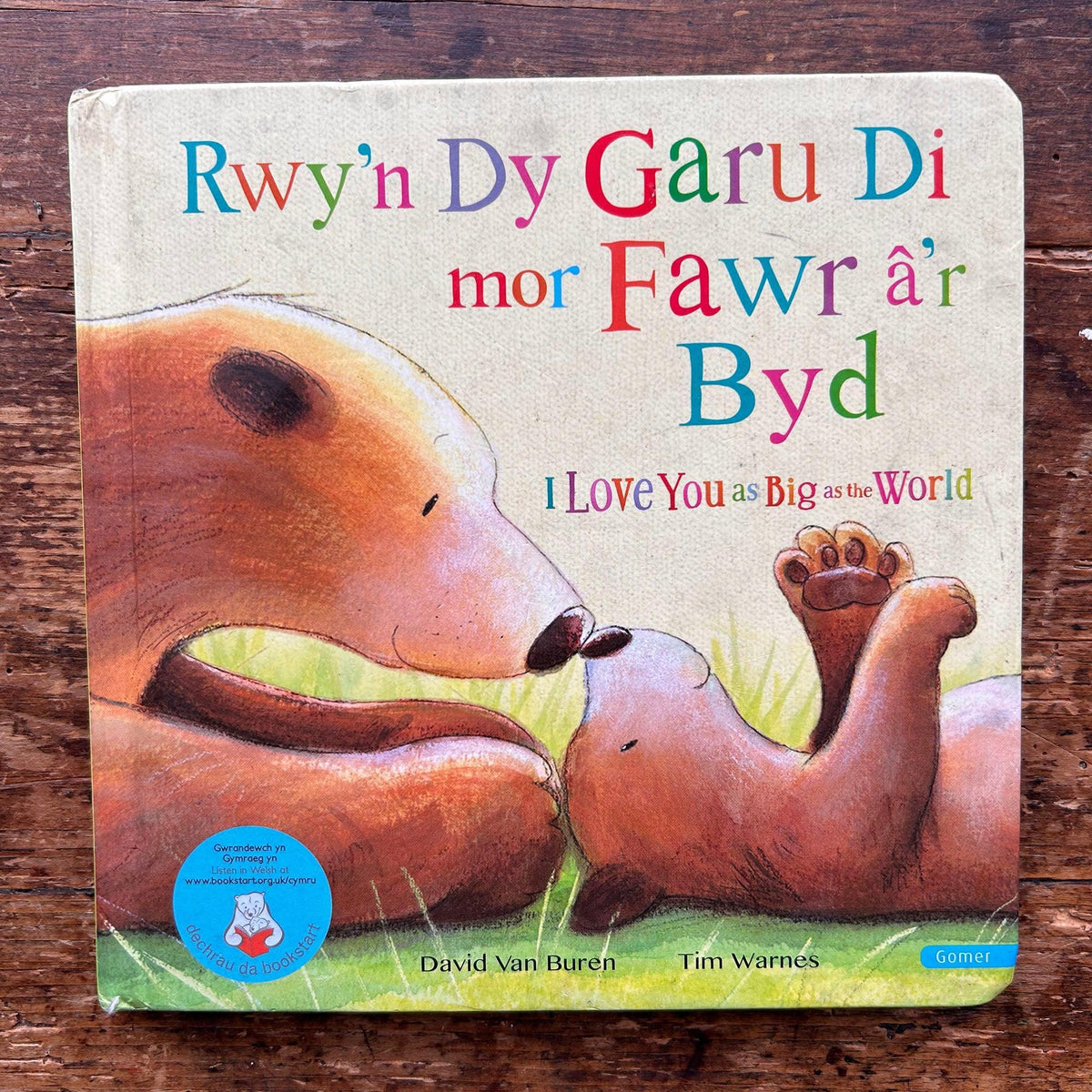 Rwy'n dy Garu Di Mor Fawr â'r Byd / I Love You as Big as the World (Preloved)