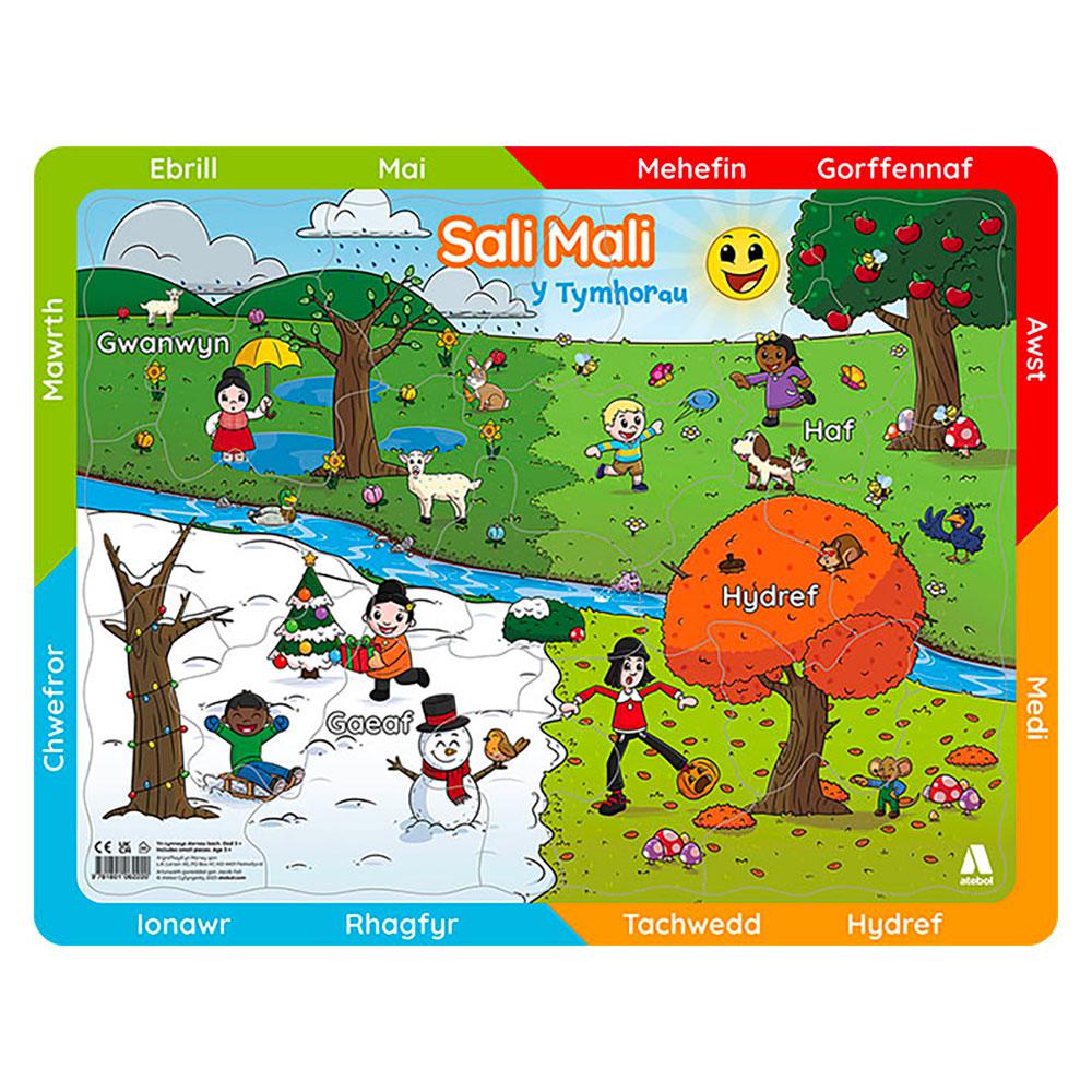 Jig-So Y Tymhorau - Welsh Seasons Jigsaw - Sali Mali