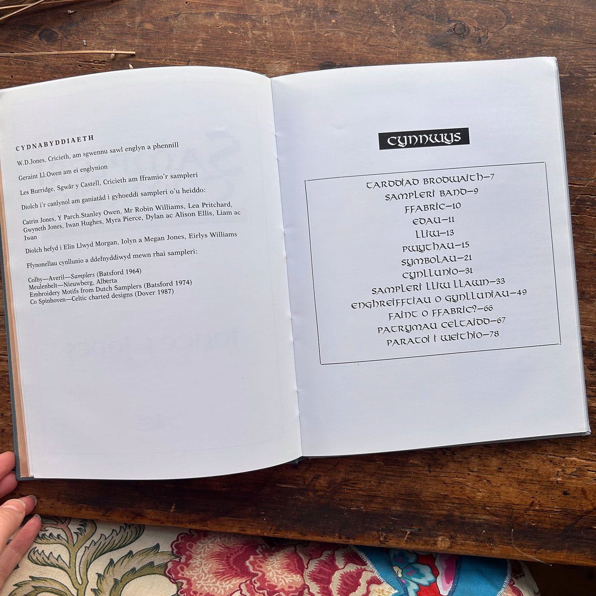 Sampleri Cymreig - Welsh Samplers - Joyce Jones