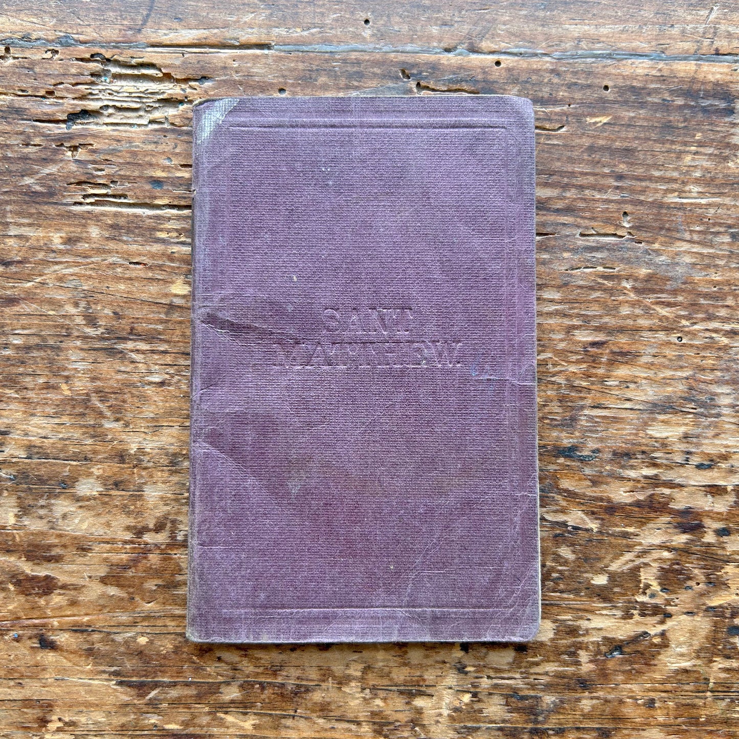 Sant Matthew - Yr Efengyl - Antique Welsh Religious Booklet (Preloved)