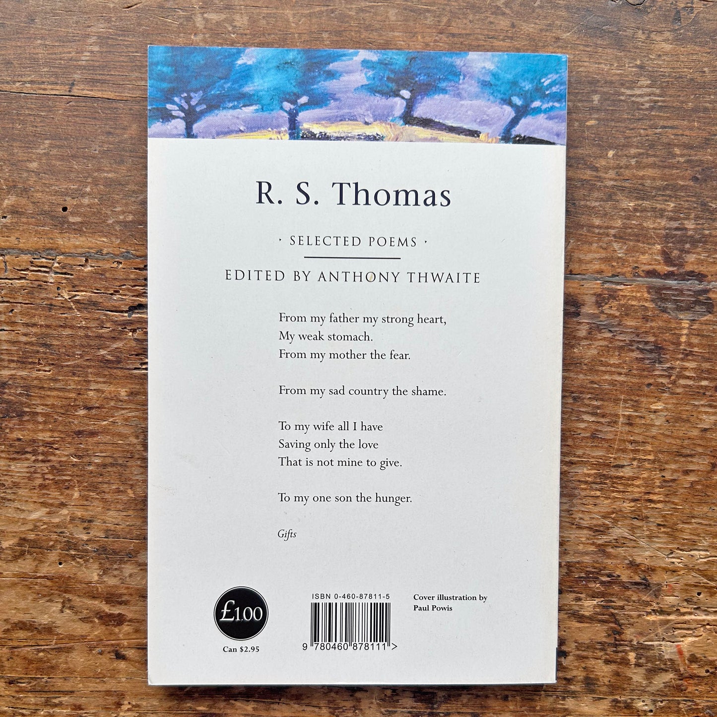 Selected Poems - R. S. Thomas (Preloved)