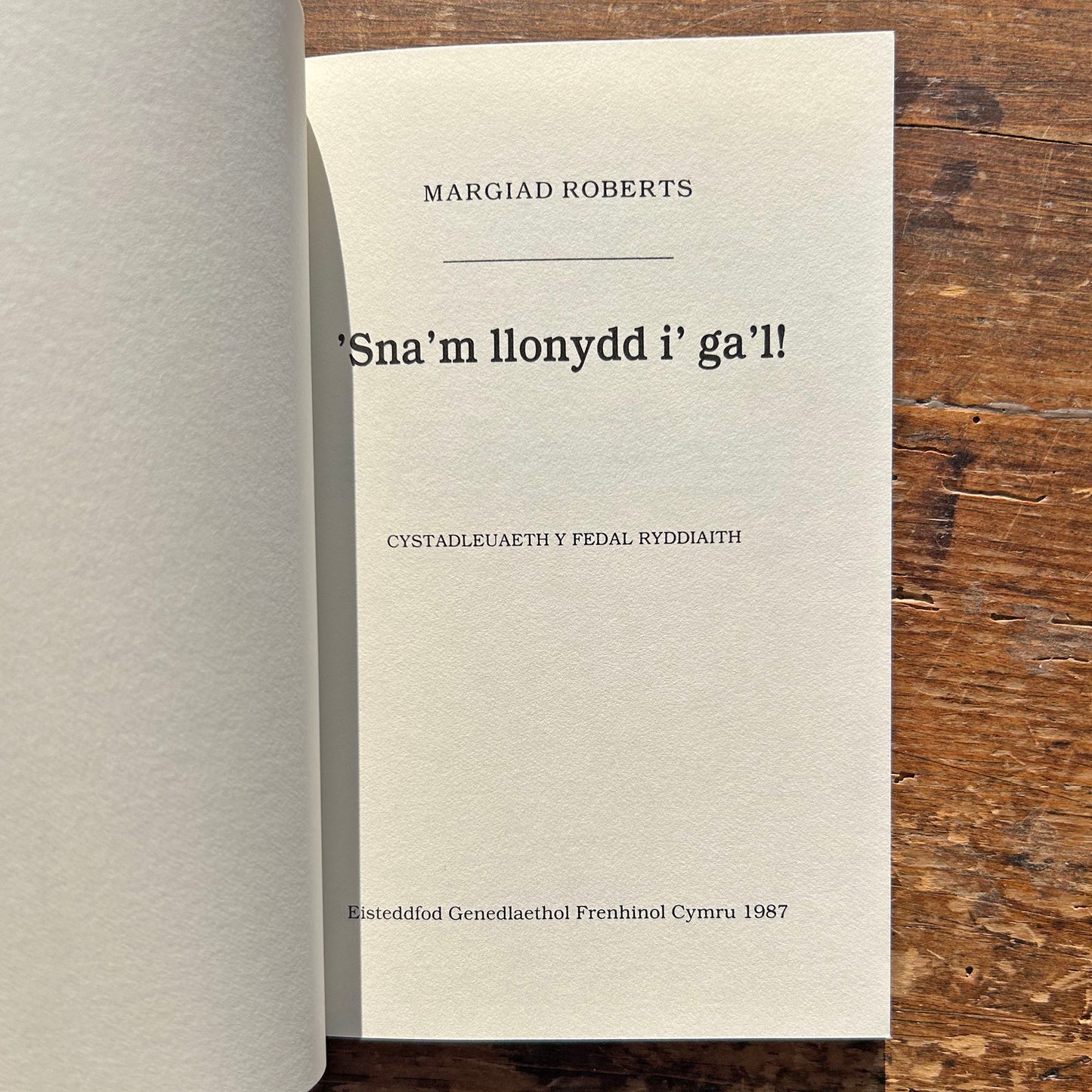 'Sna'm Llonydd I'Ga'l - Margiad Roberts (Preloved)