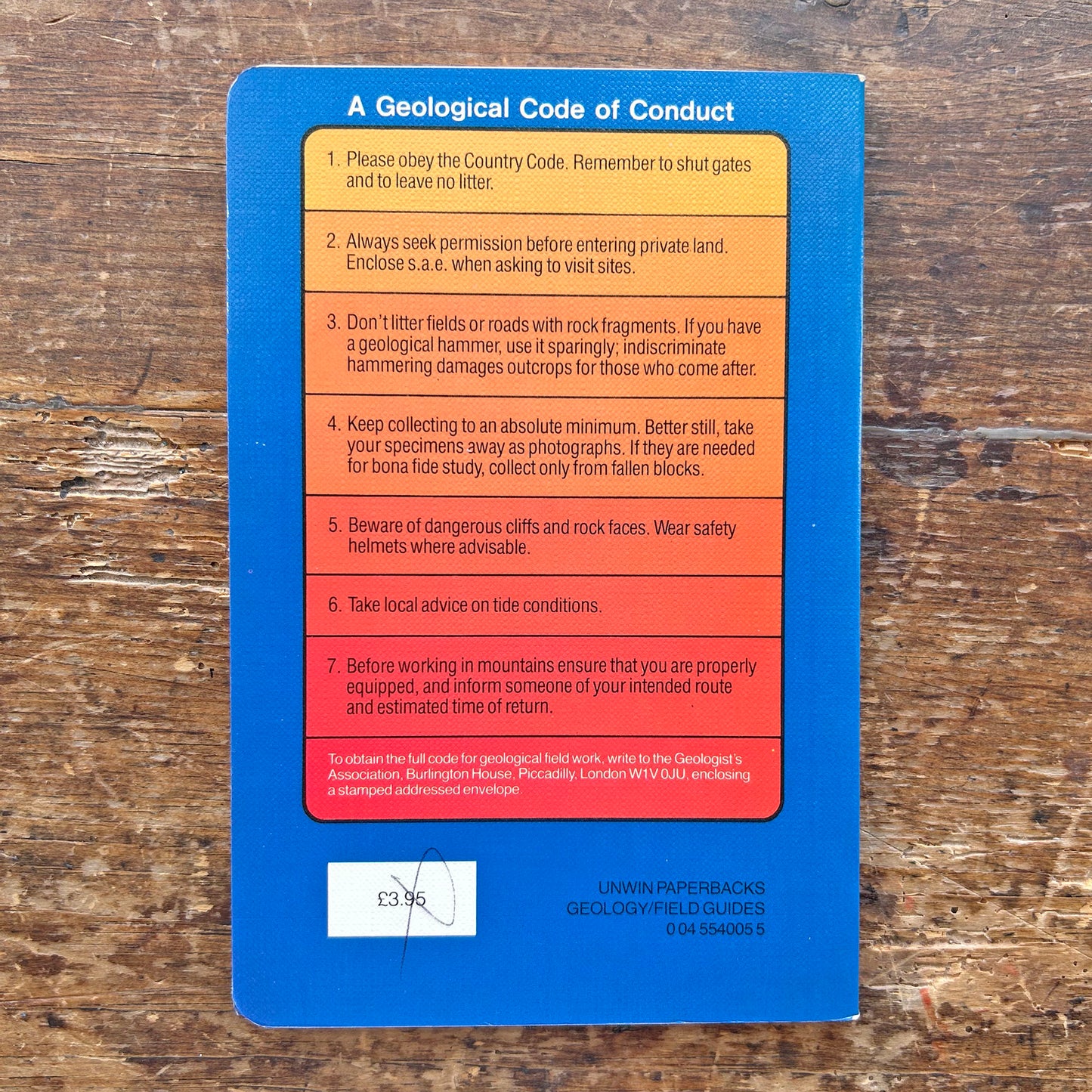 Snowdonia - Rocks & Fossils Field Guide - Vintage (Preloved)