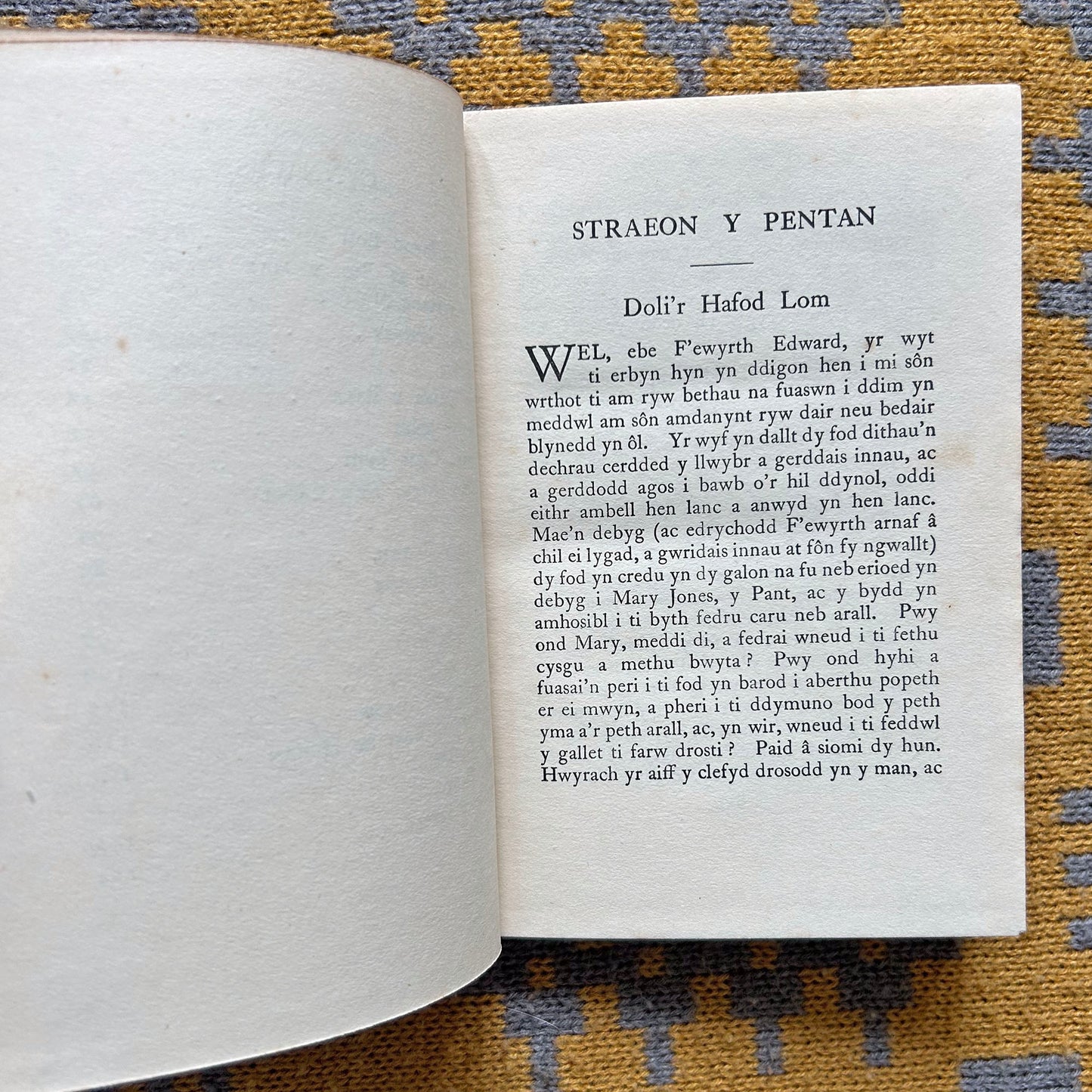 Straeon y Pentan - Daniel Owen (Preloved)