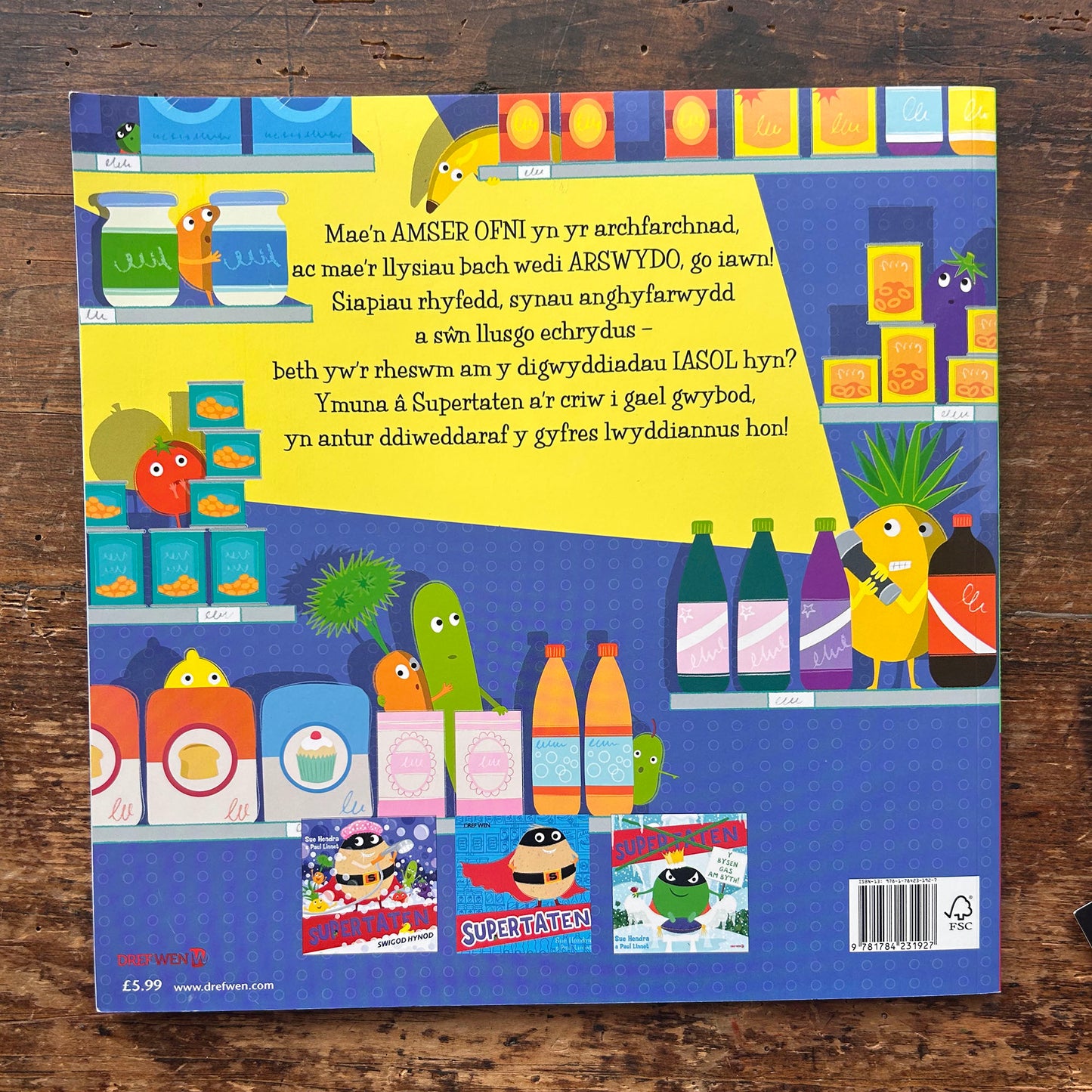 Supertaten / Supertato: Noson y Llysiau Byw (Preloved)