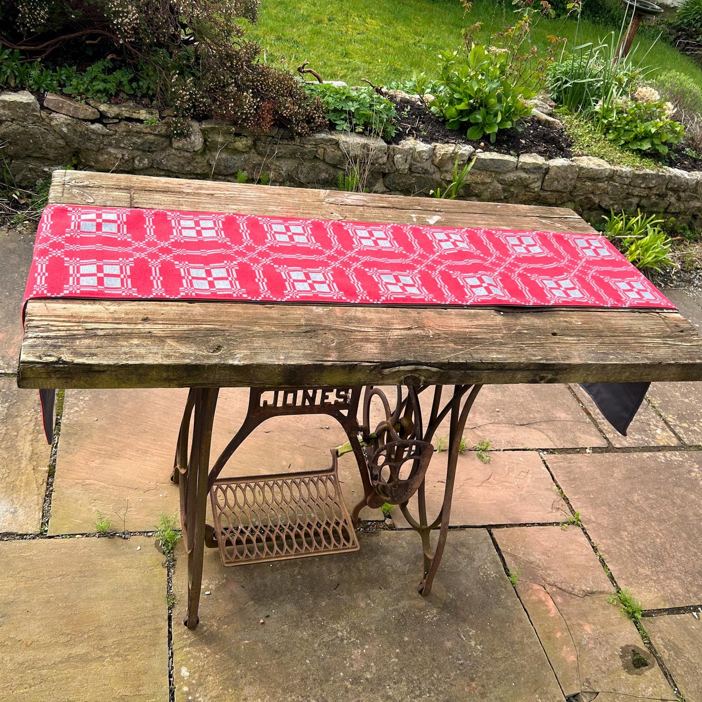 Table Runner - Welsh Brithwaith - Red