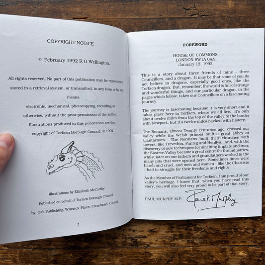 Tale of Torfaen - "Rex" King of Torfaen - Bob Wellington - 1992 (Preloved)