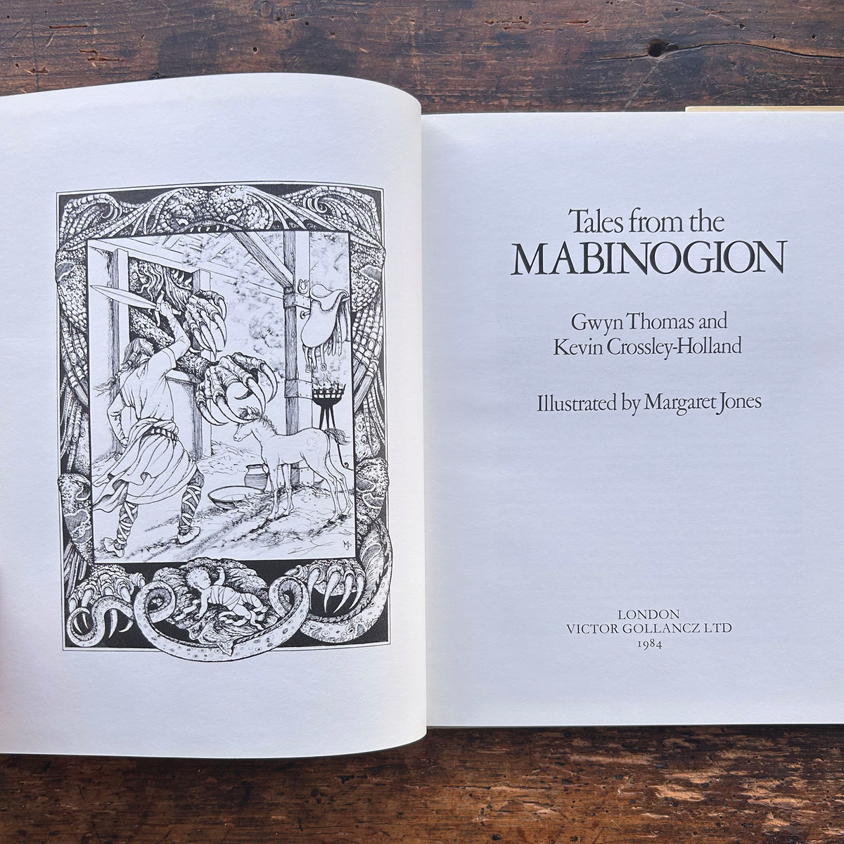 Tales from The Mabinogion - Illustrated - Gwyn Thomas, Kevin Crossley-Holland & Margaret Jones 1984 (Preloved)