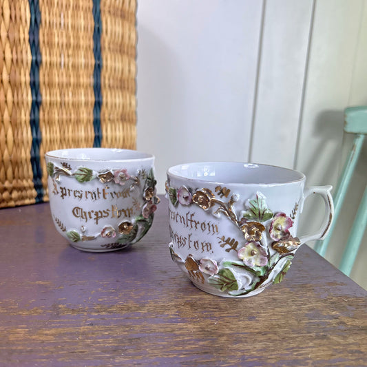 Tea Cup - Antique - A Gift from Chepstow (Preloved)