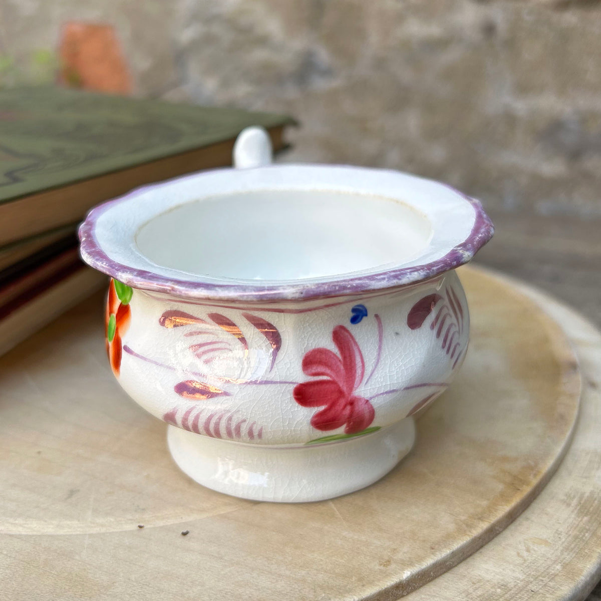 Tea Cup - Antique - Gaudy Welsh (Preloved)