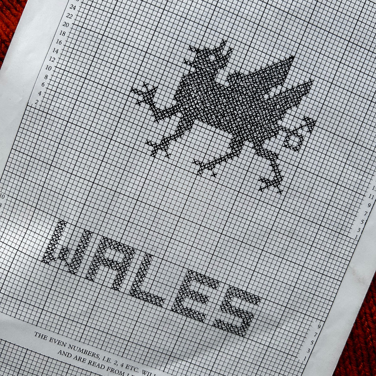 Teresa's Pattern - Double Knitting - Welsh Dragon - No. 3 (Preloved)