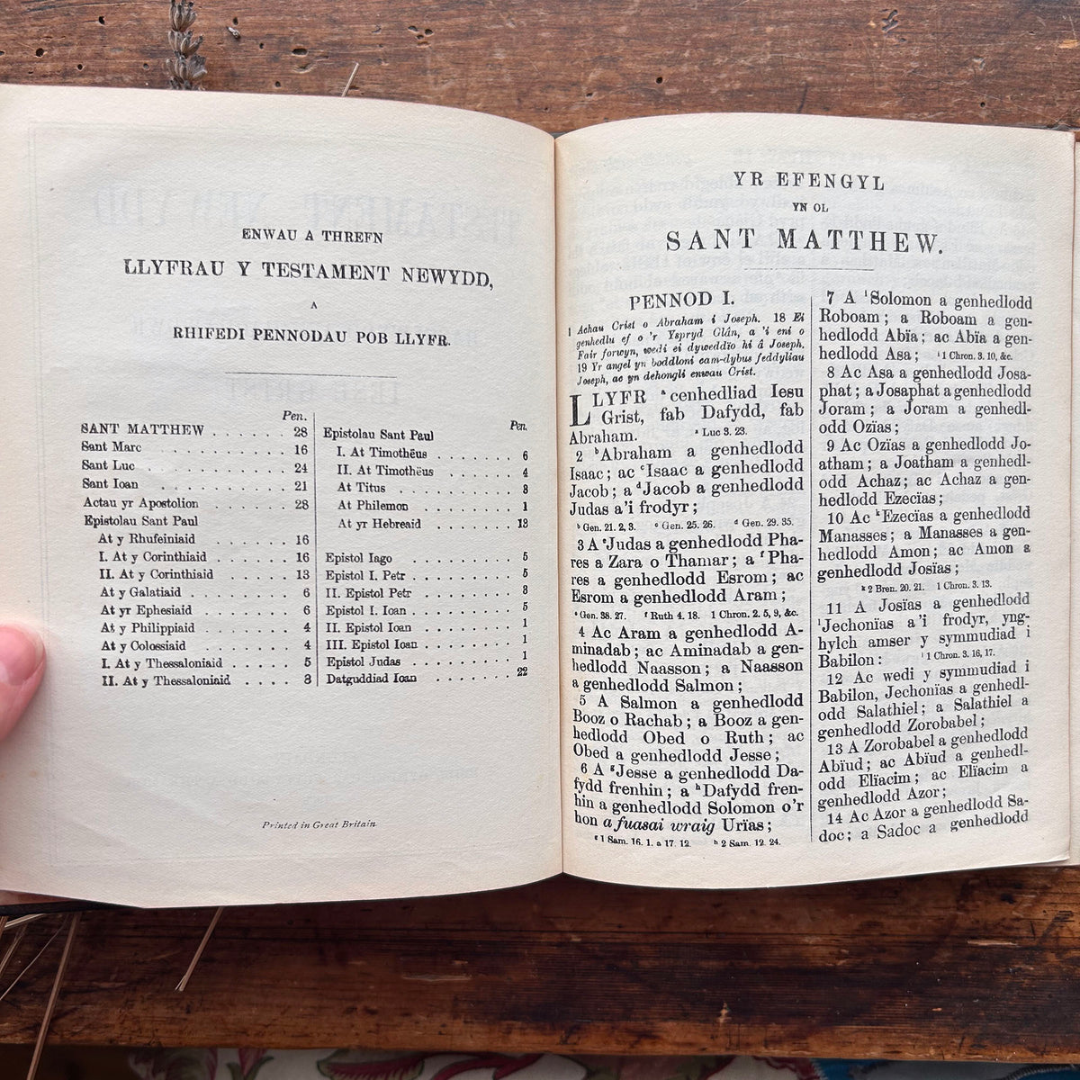 Testament Newydd Beibl - New Testament Bible - 1939 (Preloved)