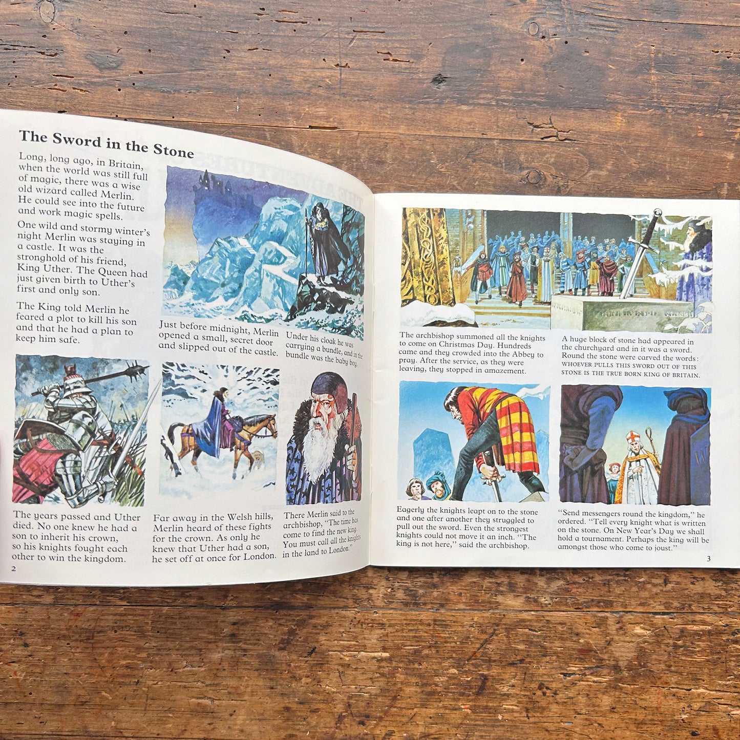 The Adventures of King Arthur - Osborne Classics (Preloved)