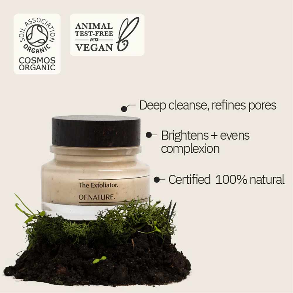 The Exfoliator - Of Nature - Made in Wales - 50ml (express UK postage included)