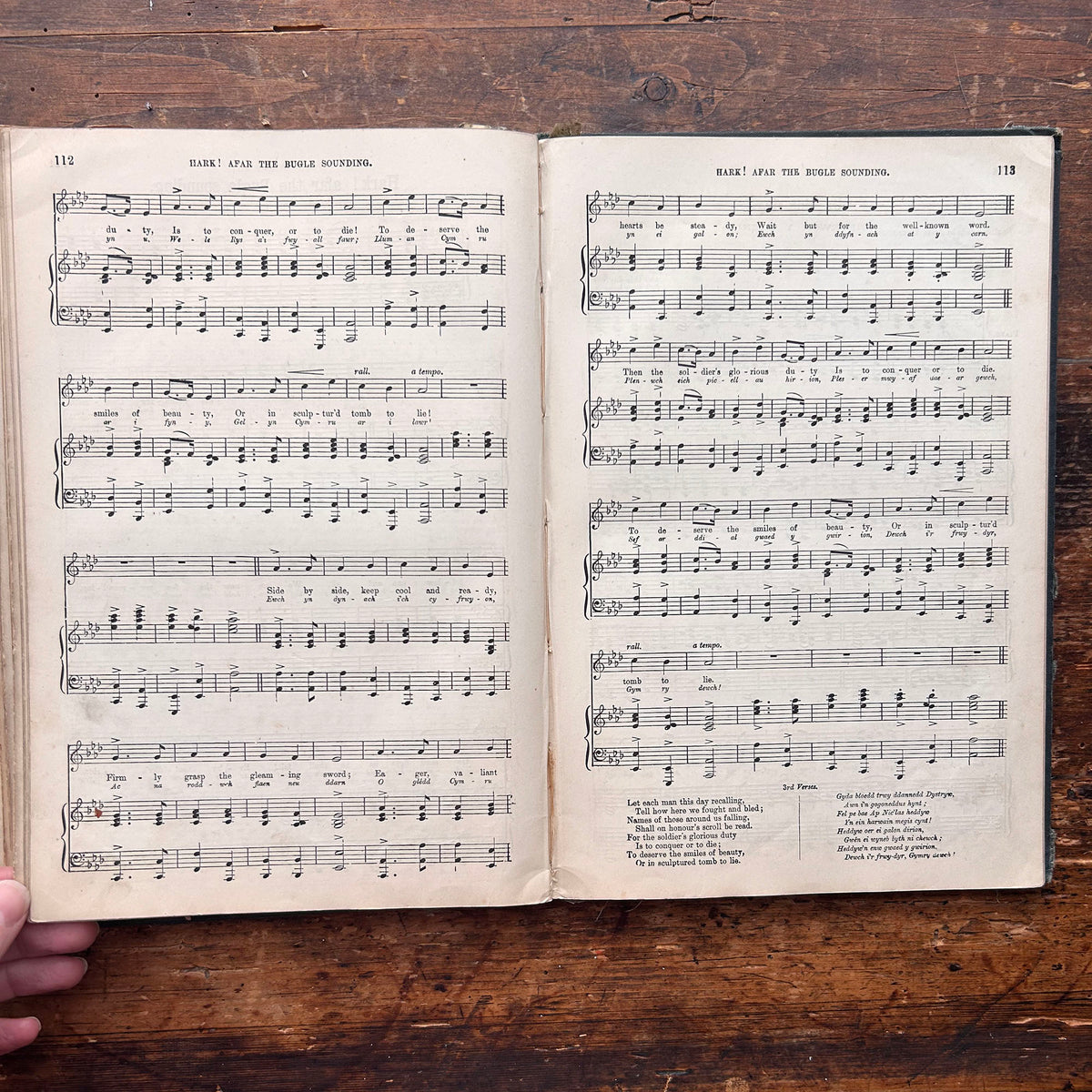 The Songs of Wales - Royal Edition - Brinley Richards - 1879 (Preloved)