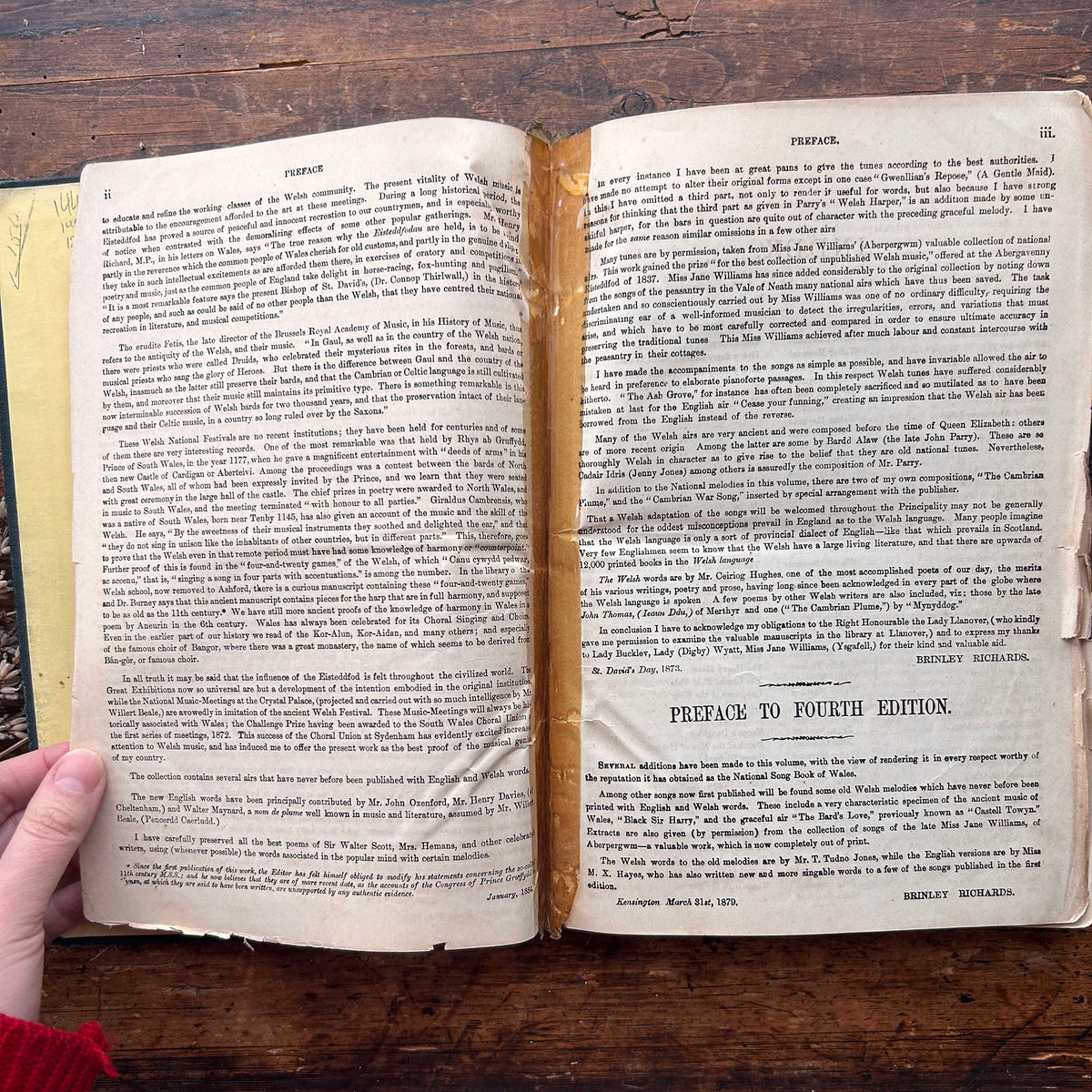 The Songs of Wales - Royal Edition - Brinley Richards - 1879 (Preloved)