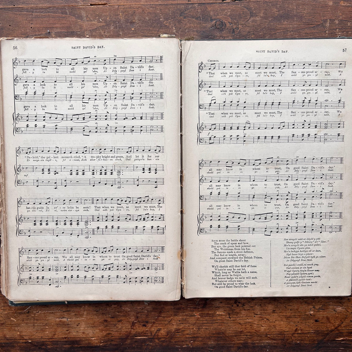 The Songs of Wales - Royal Edition - Brinley Richards - 1879 (Preloved)