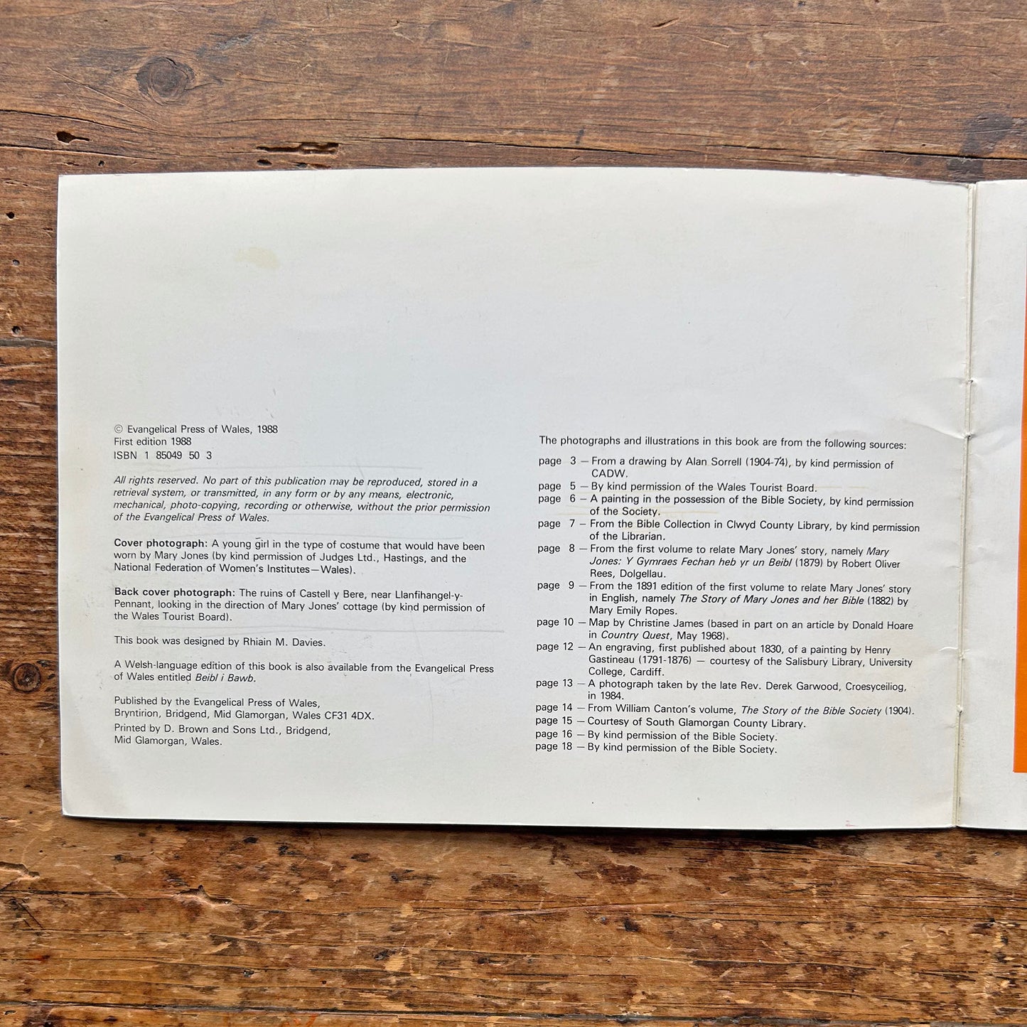 To Bala for a Bible: Mary Jones Story - 1988 (Preloved)