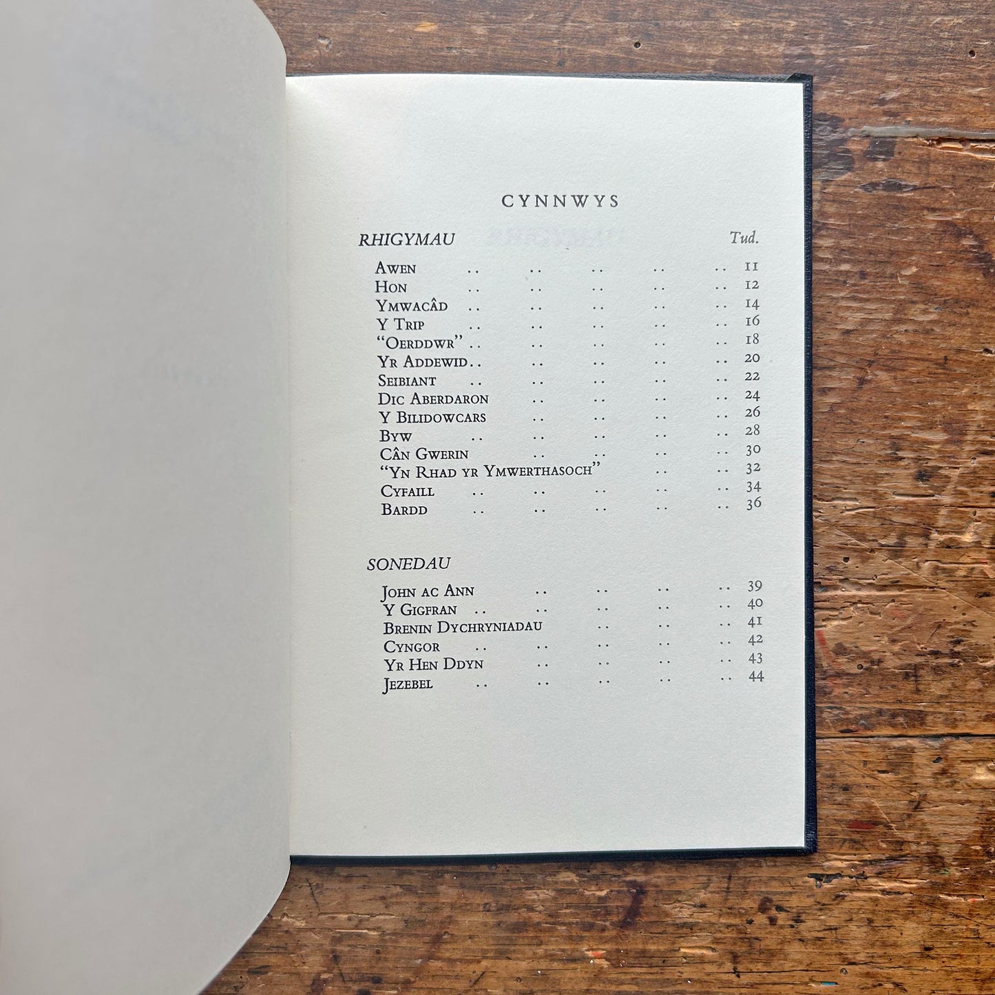 Ugain o Gerddi - T. H. Parry-Williams (Preloved)