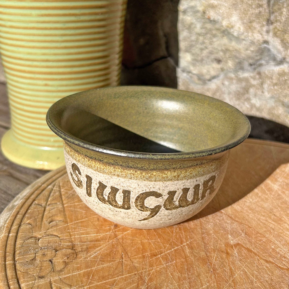 Vintage Bowl - Tregaron Welsh Studio Pottery - Sugar / Siwgwr (Preloved)