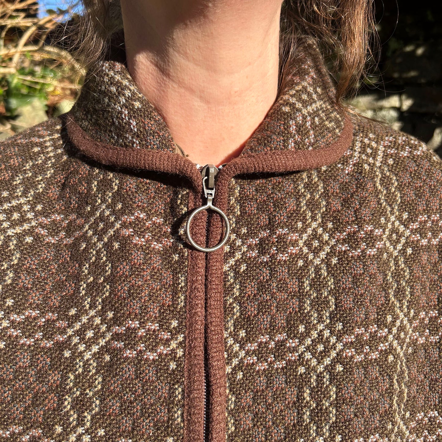 Vintage Cape Coat / Cloak Jacket - Welsh Tapestry - Wool - 1960s (Preloved)