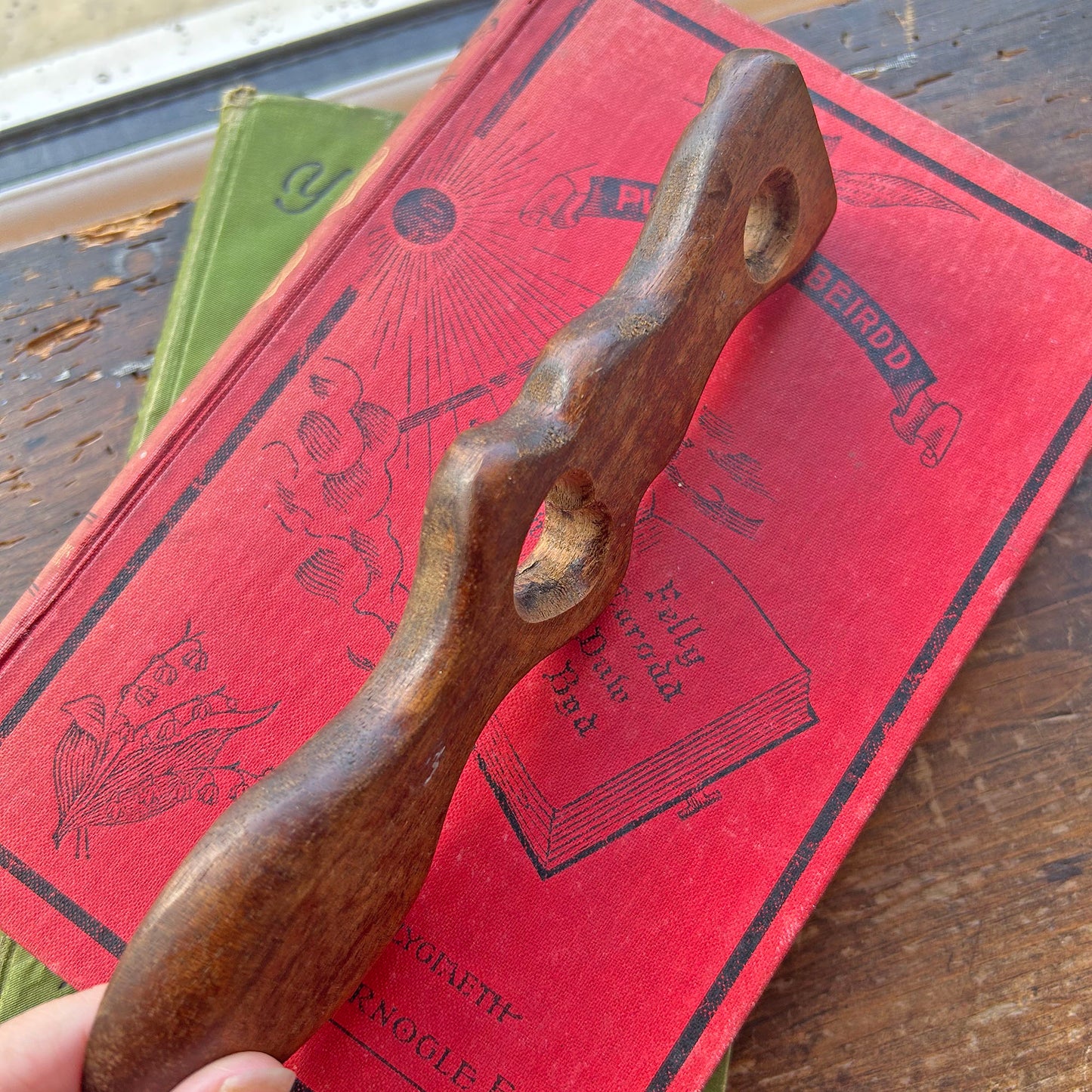 Vintage Love Spoon - Hand Carved - Flower & Heart (Preloved)