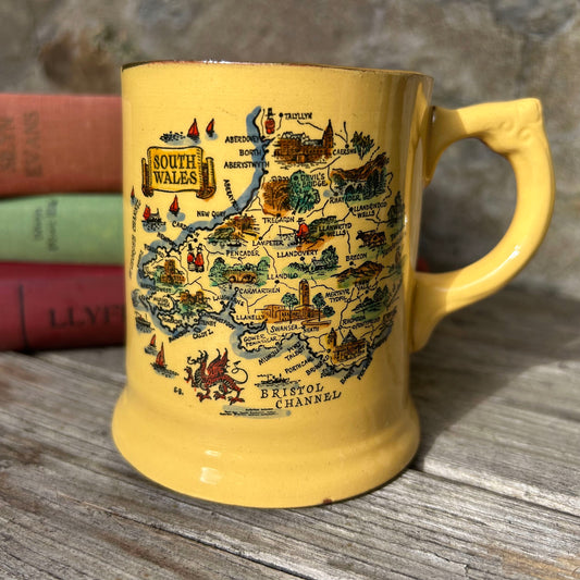 Vintage Mug - Earthenware Pottery - South Wales (Preloved)