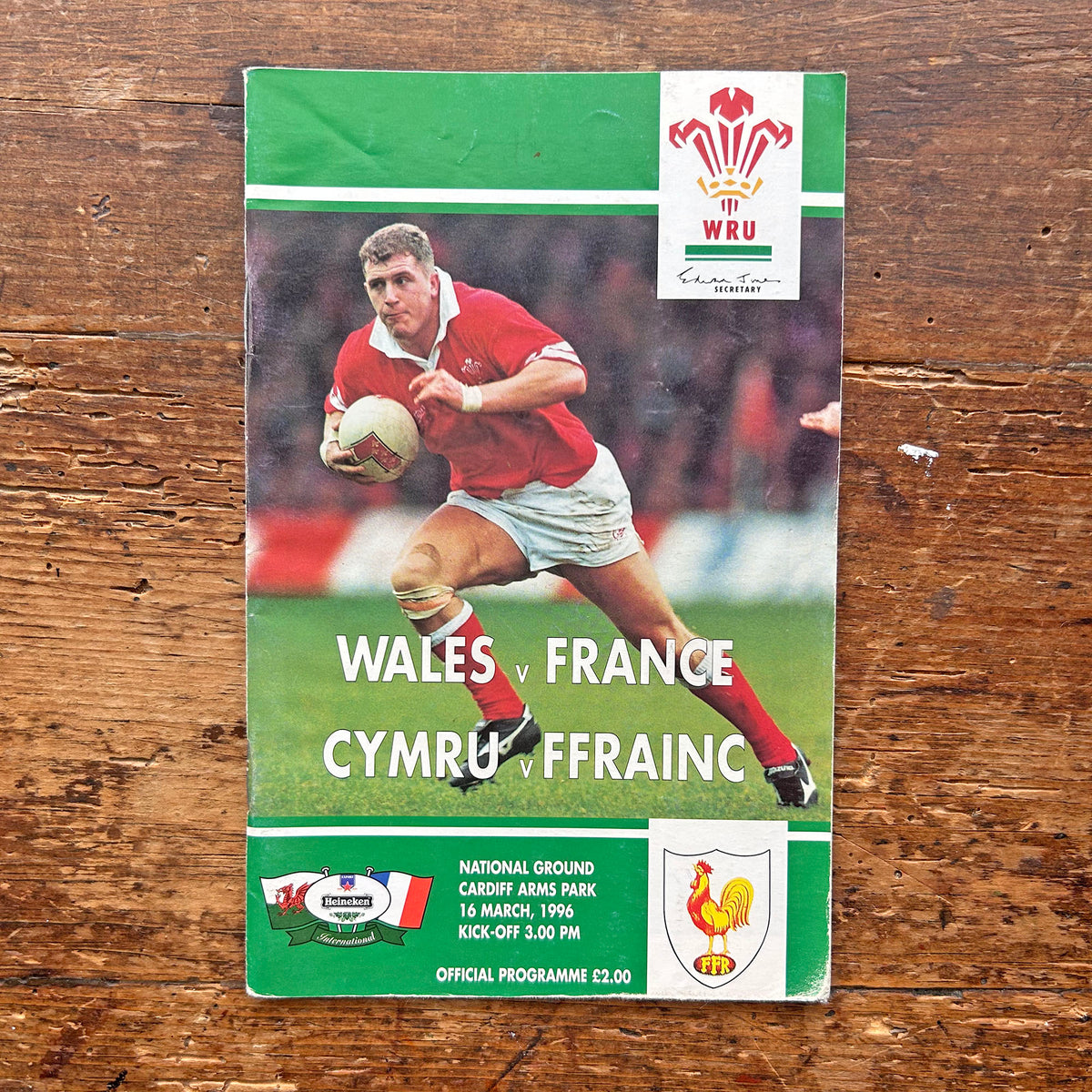 Rhaglenni Undeb Rygbi Cymru Hen - Cymru / Cymru (Wedi'u Caru ymlaen llaw)