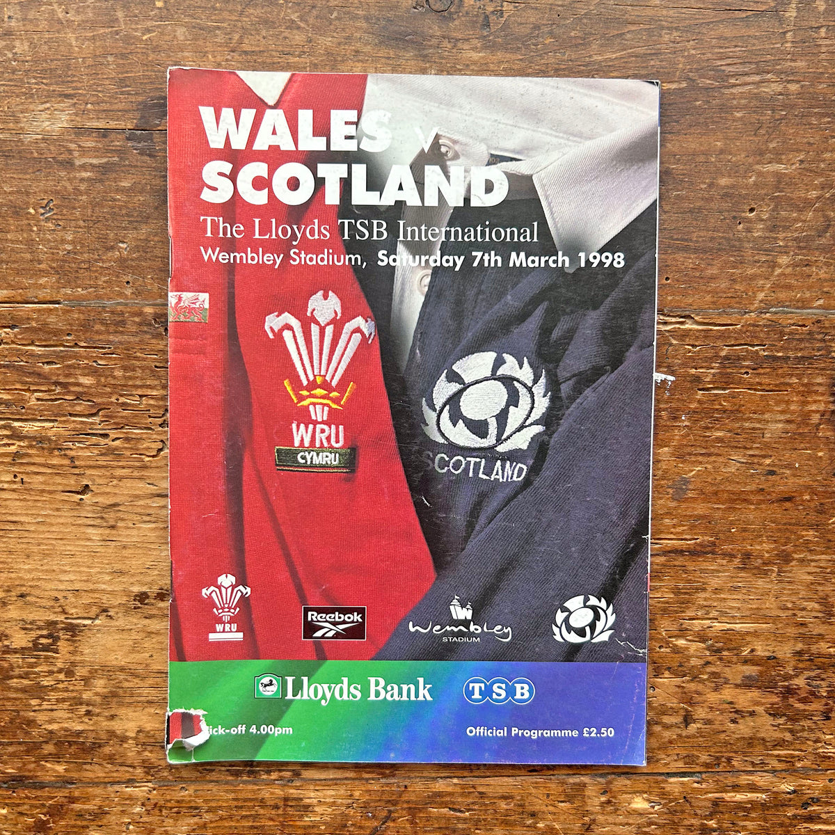 Rhaglenni Undeb Rygbi Cymru Hen - Cymru / Cymru (Wedi'u Caru ymlaen llaw)