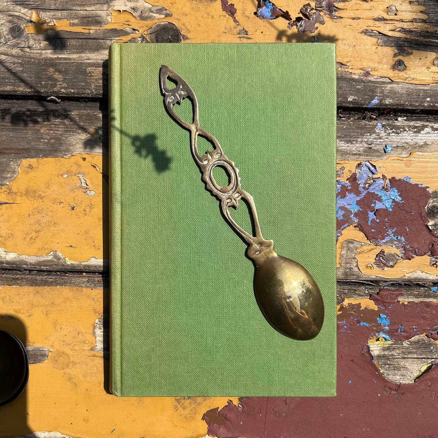 Vintage Welsh Love Spoon - Solid Brass - Small (Preloved)