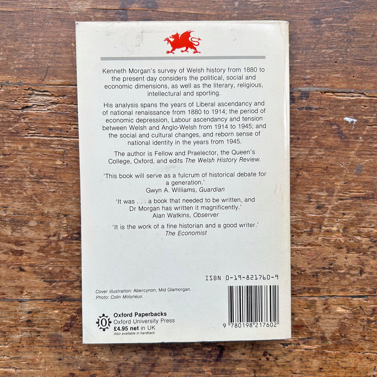 Wales - Rebirth of a Nation - 1880-1980 (Preloved)