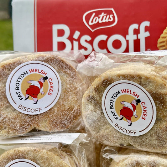 Welsh Cakes - Fat Bottom - Biscoff Biscuit (1st Class Postage included)