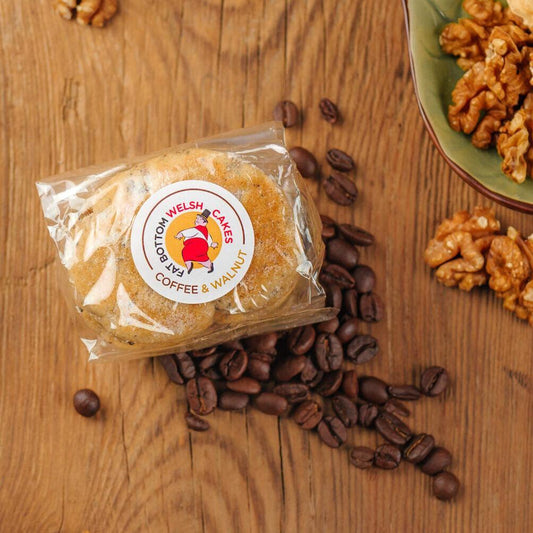 Welsh Cakes - Fat Bottom - Coffee & Walnut (1st Class Postage included)