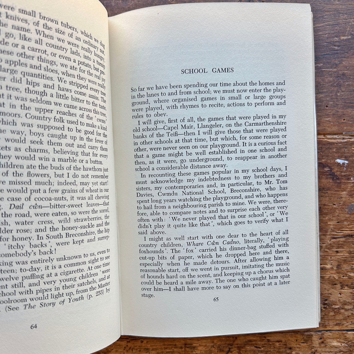 Welsh Children's Games and Pastimes - D. Parry-Jones 1964 1st ed. (Preloved)