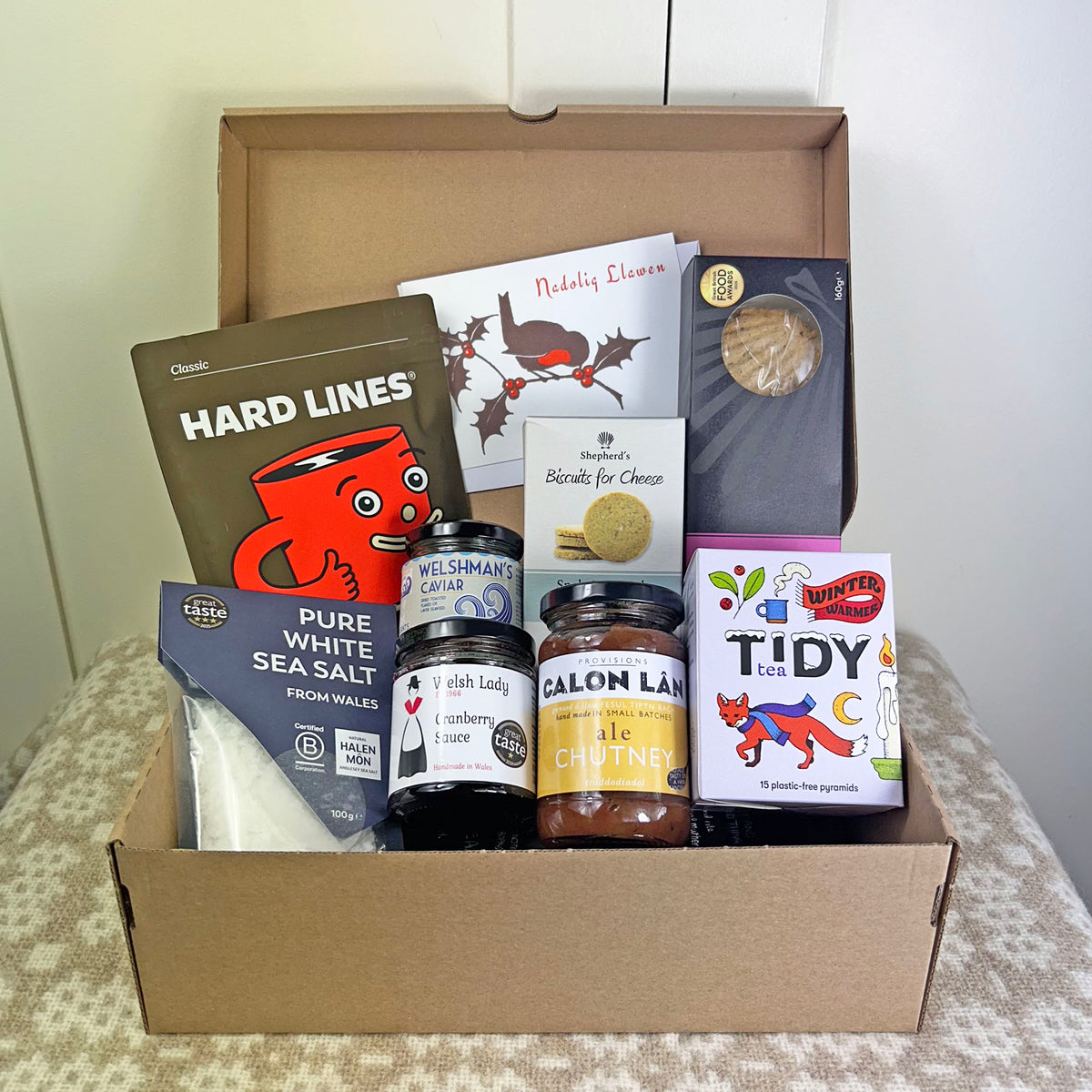 Welsh Christmas Hamper / Gift Box - Luxury Food from Wales 2026 - Free UK Postage