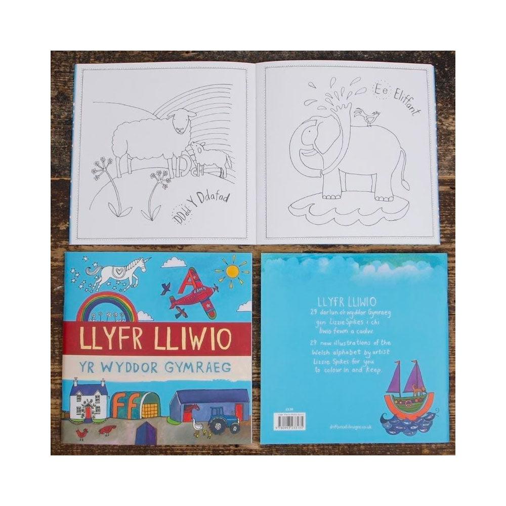 Welsh Colouring Book - Llyfr Lliwio - Yr Wyddor Gymraeg