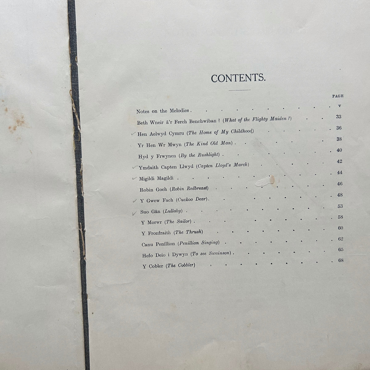 Welsh Folk Songs - J. Lloyd Williams & L.D. Jones - Part 2 (Preloved)