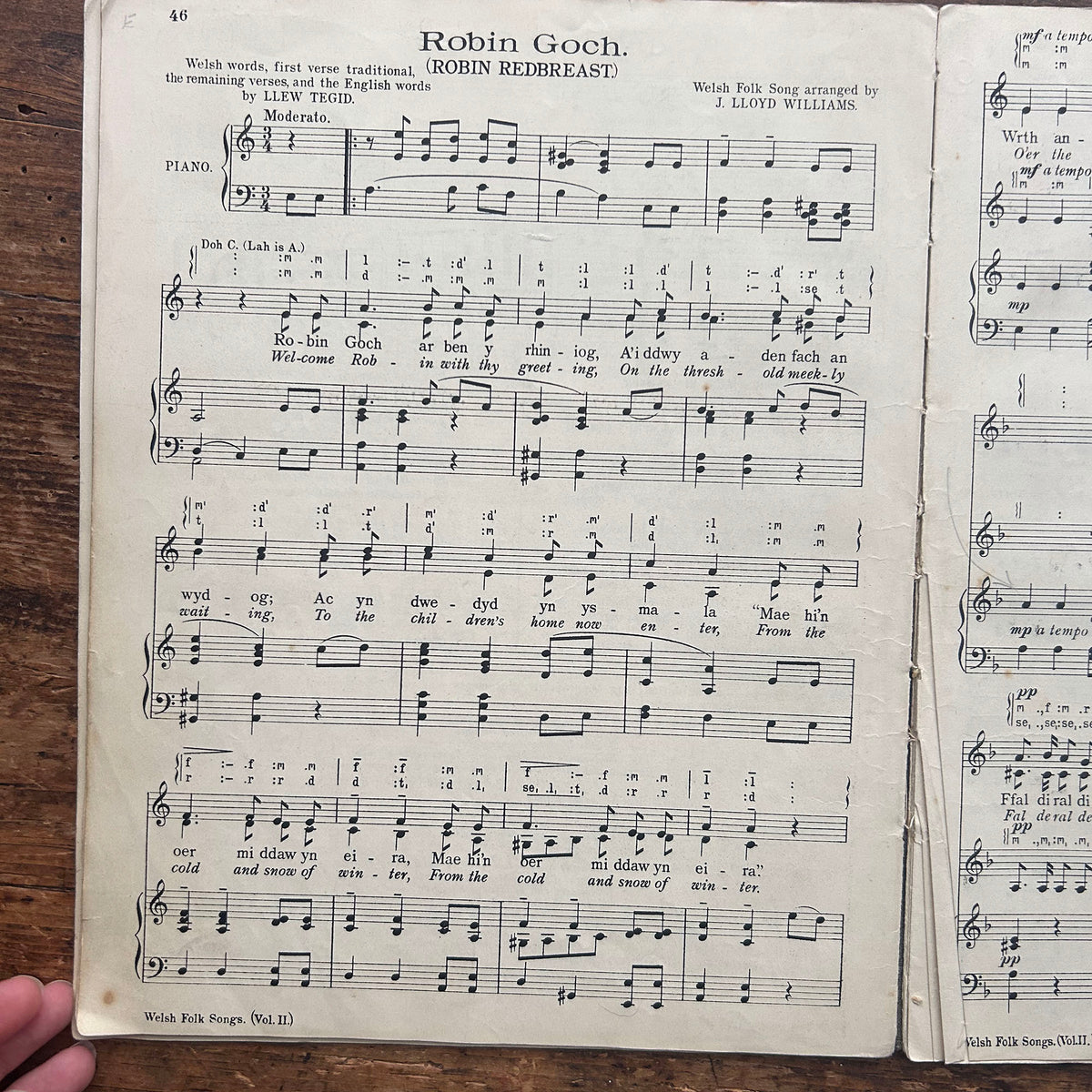 Welsh Folk Songs - J. Lloyd Williams & L.D. Jones - Part 2 (Preloved)