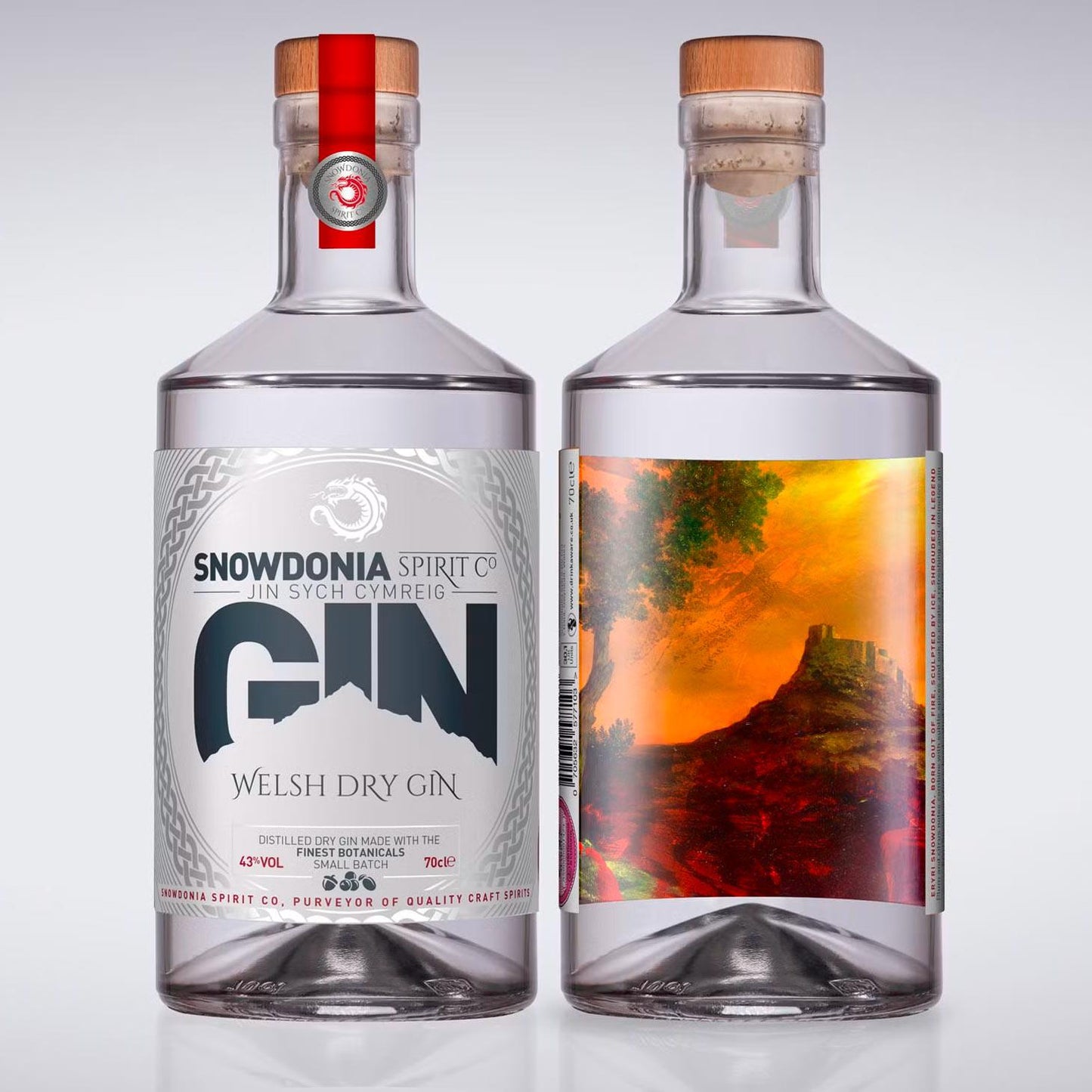 Welsh Dry Gin - Snowdonia Spirit Co - 70cl 43% VOL (UK postage included in price)