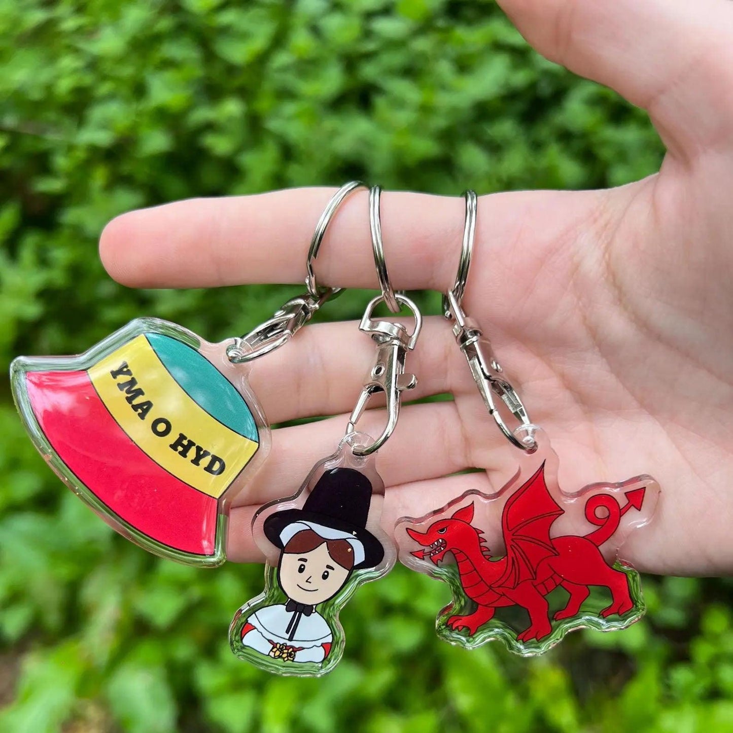 Keyring - Eiconig - Welsh Lady