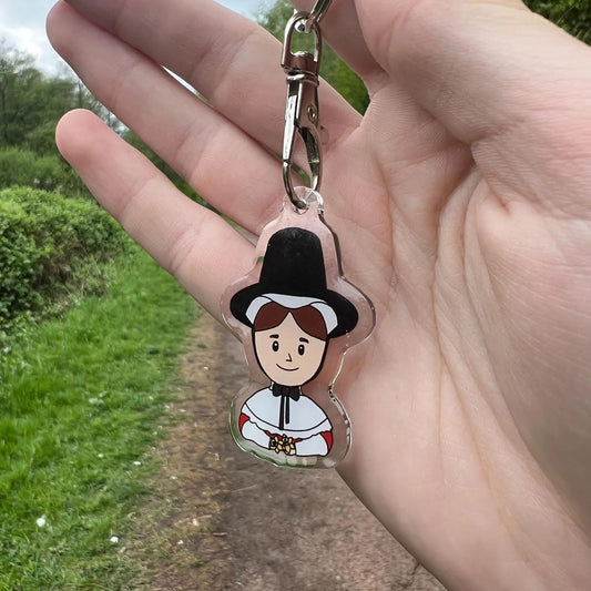 Keyring - Eiconig - Welsh Lady