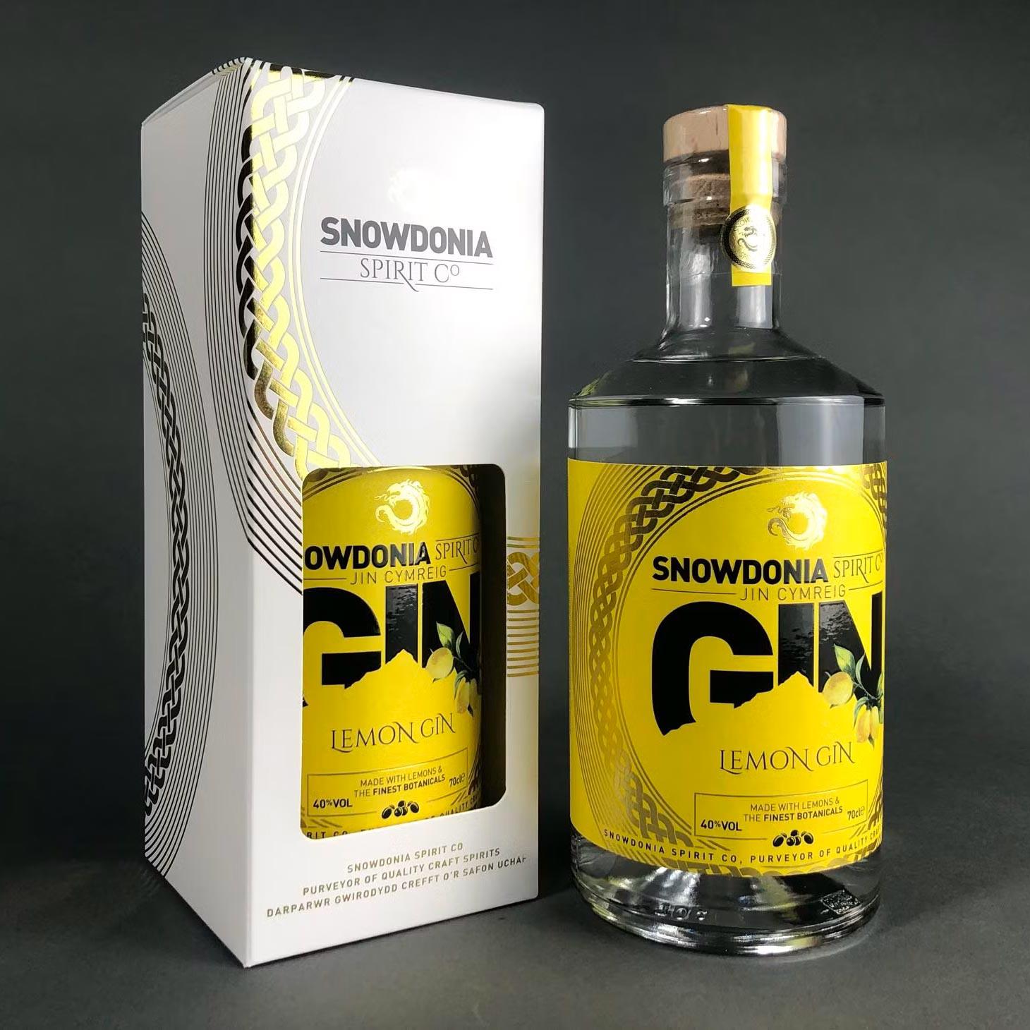 Welsh Gin - Lemon - Snowdonia Spirit Co - 70cl 40% VOL (UK postage included in price)