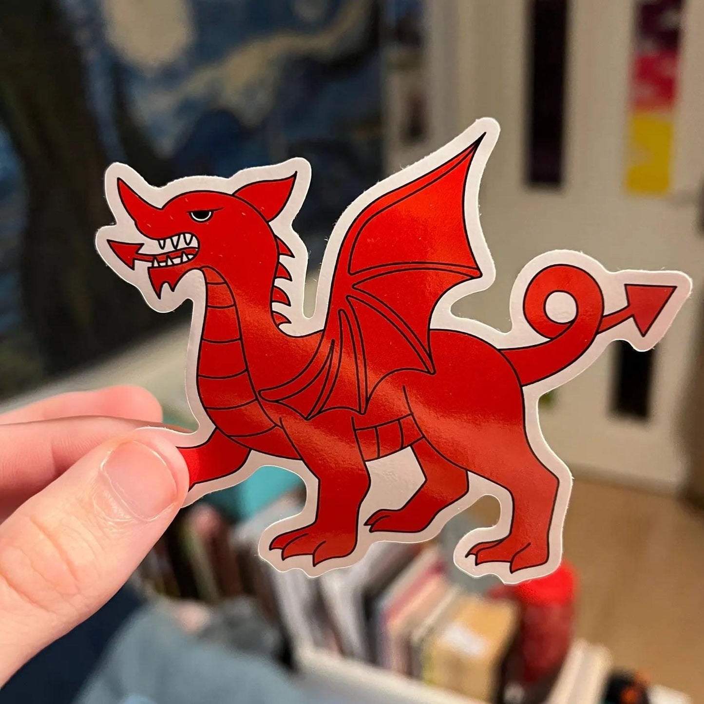 Vinyl Stickers - Welsh Lady, Dragon & Yma o Hyd - Pack of 3