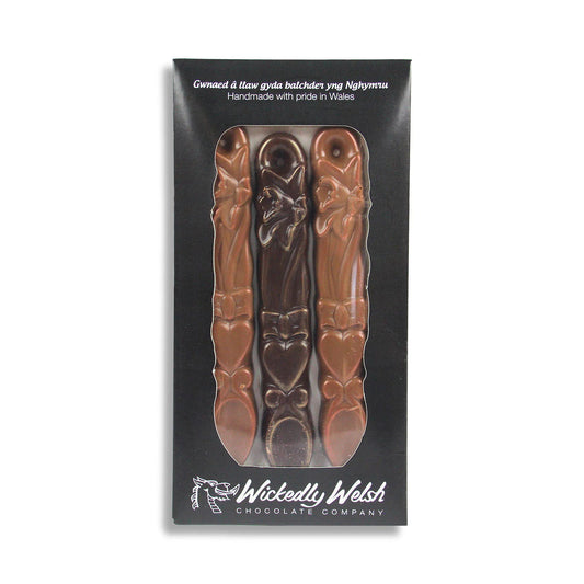 Chocolate Lovespoons - Gift Pack of 3