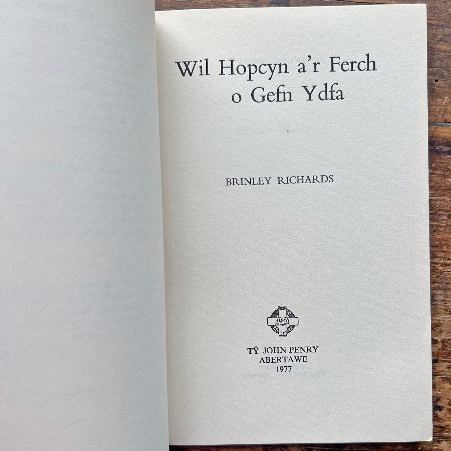 Wil Hopcyn a'r Ferch o Cefn Ydfa - Brinley Richards (Preloved)