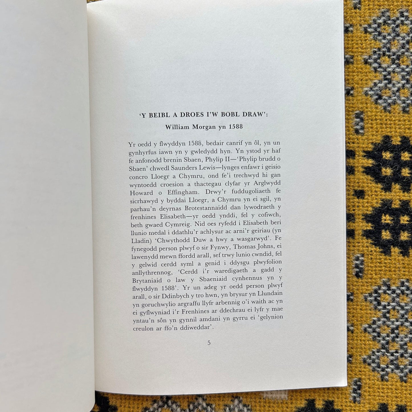 Y Beibl a droes i'w bobl draw / The Translating of the Bible into the Welsh Language (Preloved)